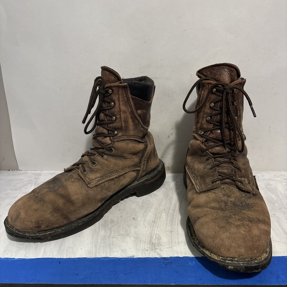 RedWing 9124995 Supersole Soft Toe Brown Leather Boots Men’s Size 12E3 USA WORN
